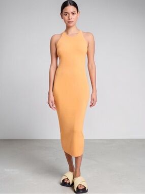 New! A.L.C. Marc Midi Dress Squash Blossom Size XS